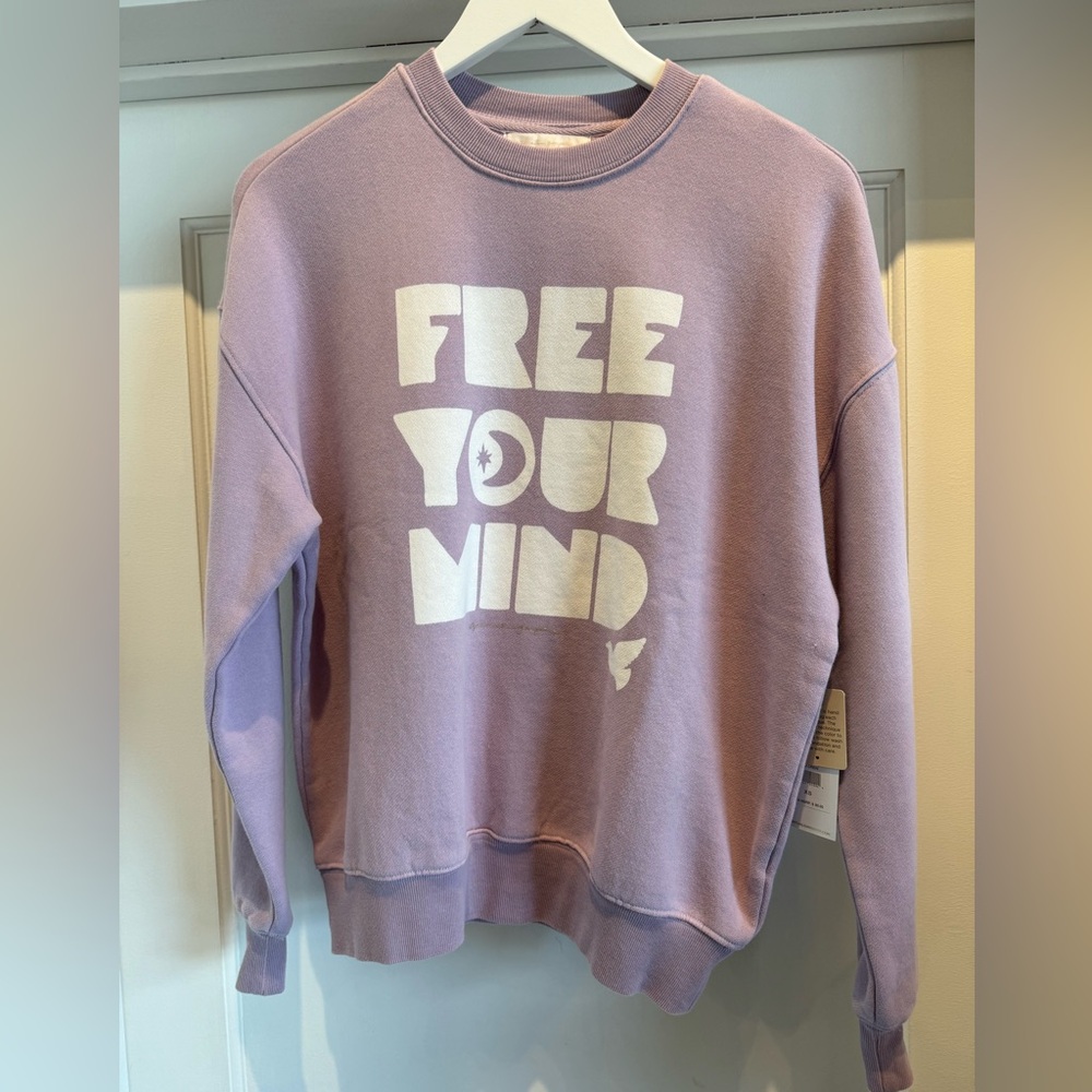NWT Spiritual Gangster Free Your Mind Relaxed Sweatshirt